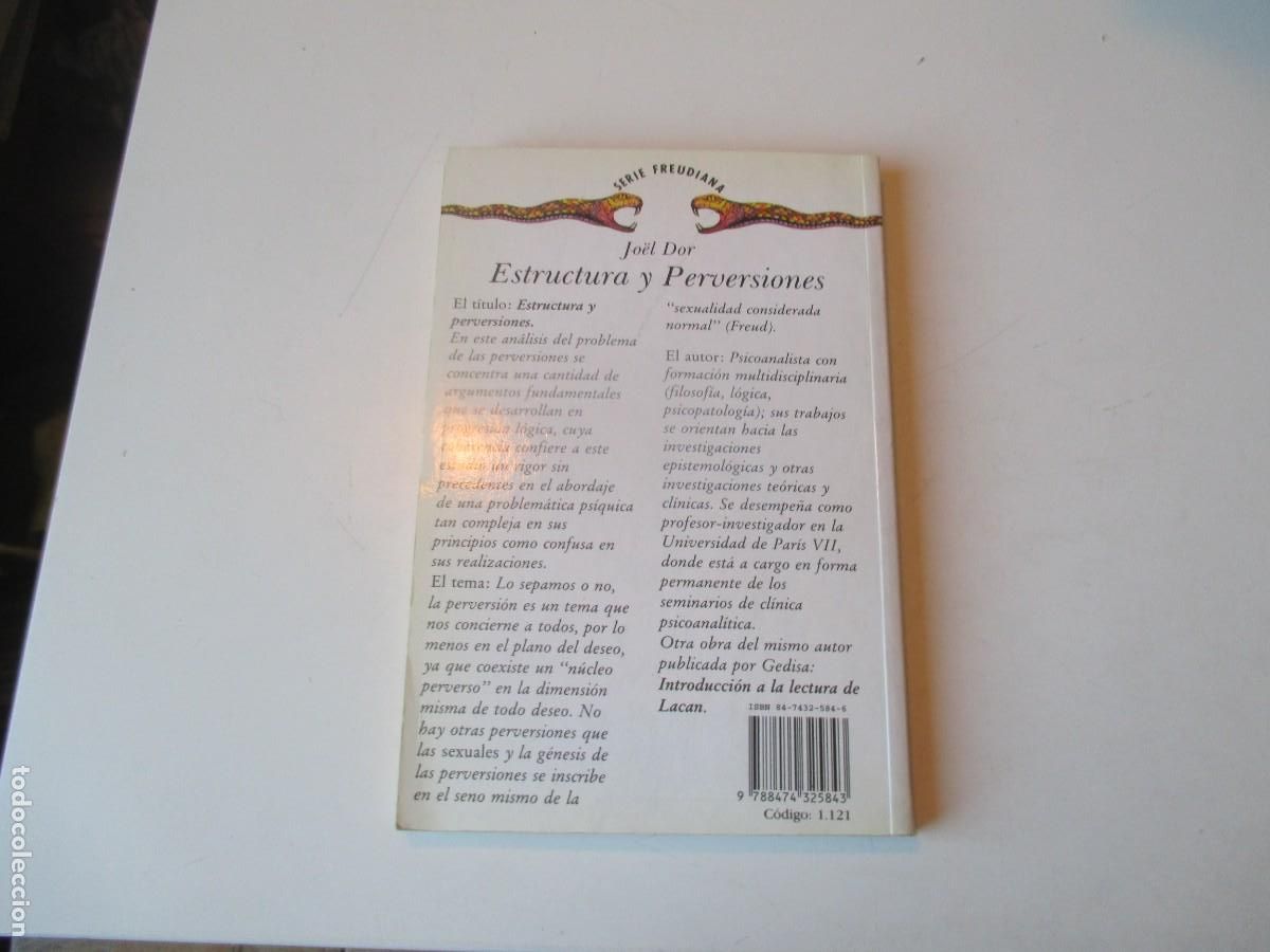 Libros de segunda mano: JO&Euml;L DOR Estructuras y perversiones W40001 - Foto 2