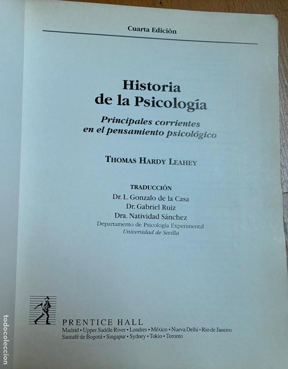 Libros de segunda mano: HISTORIA DE LA PSICOLOGIA, Thomas Hardy, - Foto 6