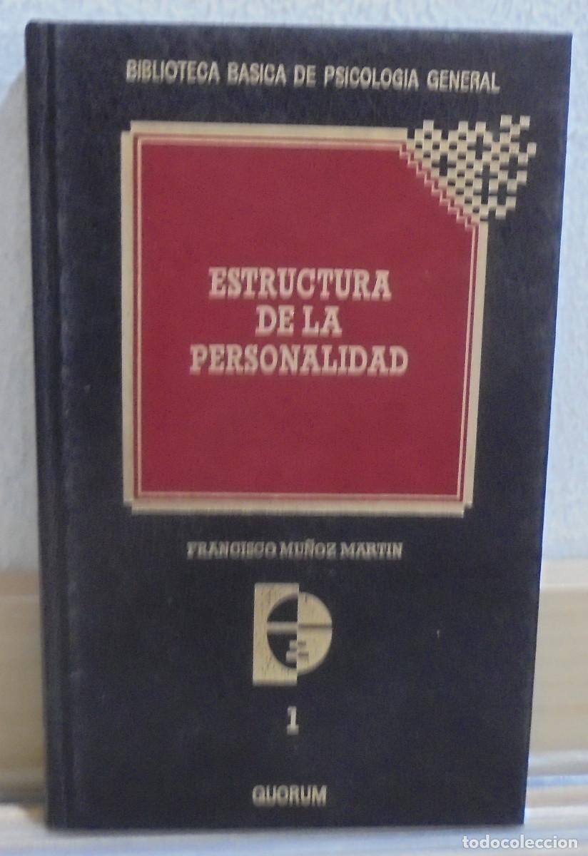 Libros de segunda mano: Estructura de la personalidad. Francisco Mu&ntilde;oz Mart&iacute;n