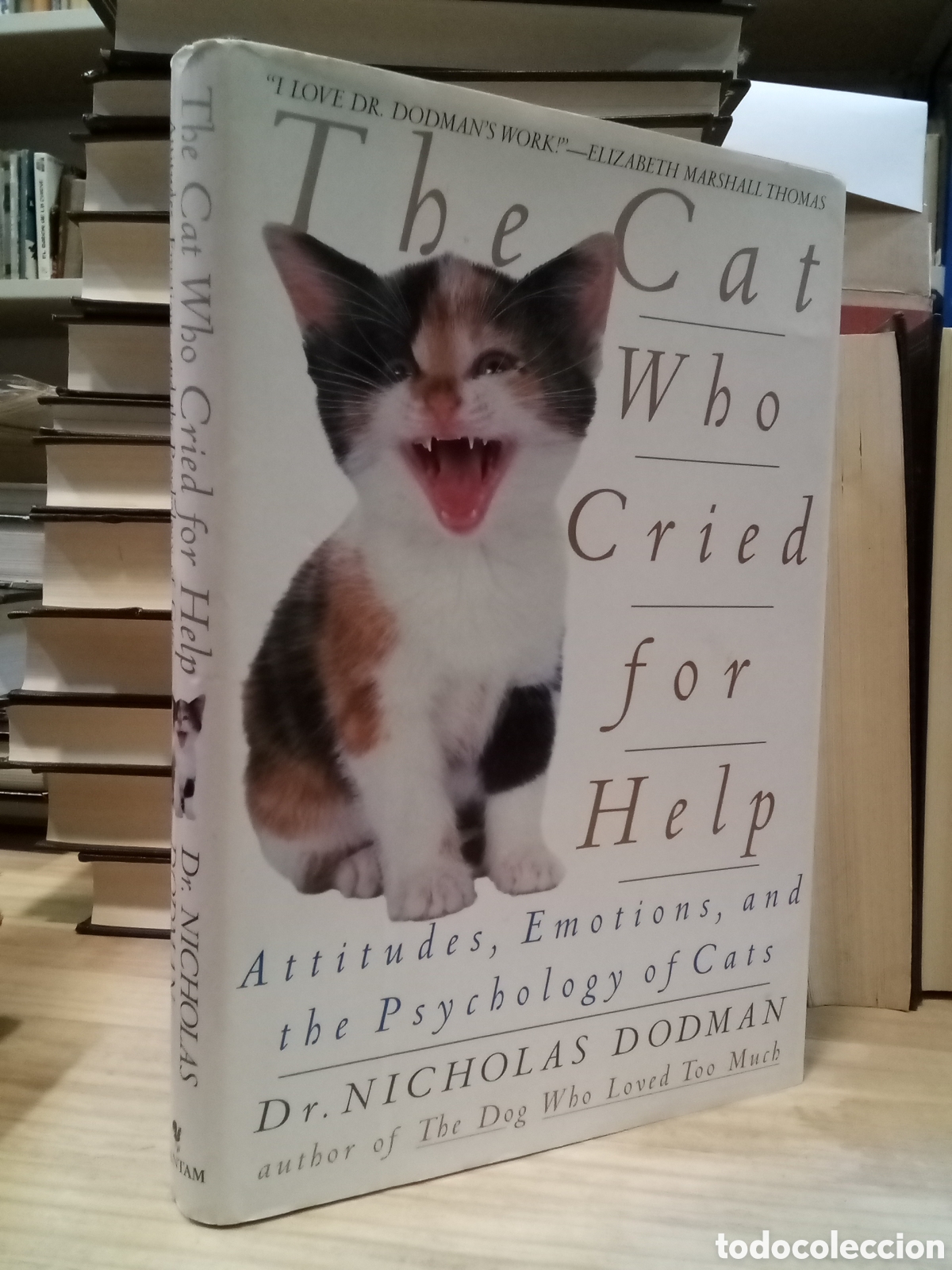 Livros em segunda m&atilde;o: Nicholas Dodman - The cat who cried for help