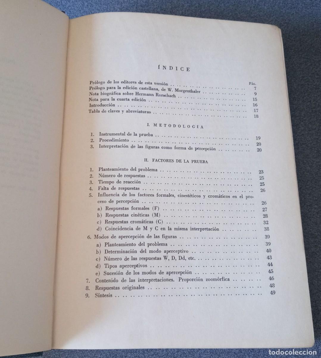 Libros de segunda mano: Psicodiagn&oacute;stico Hermann Rorschach - Foto 6