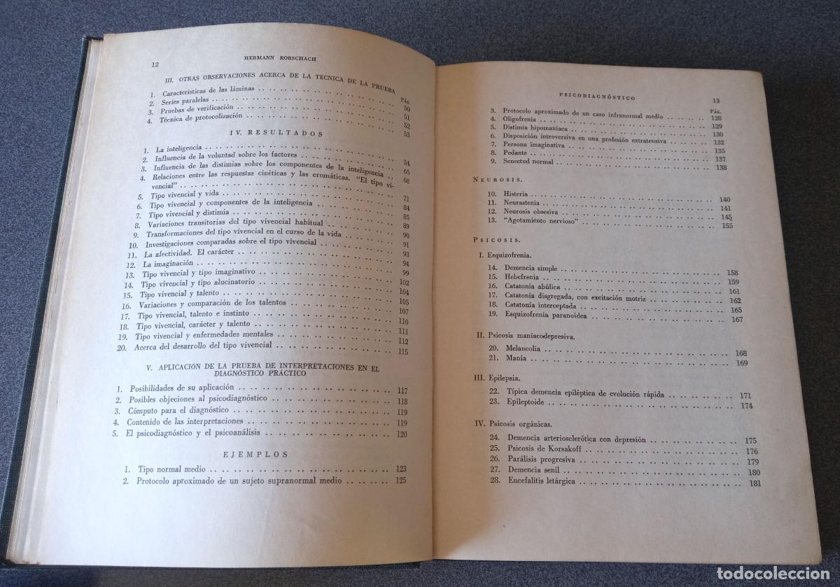 Libros de segunda mano: Psicodiagn&oacute;stico Hermann Rorschach - Foto 7