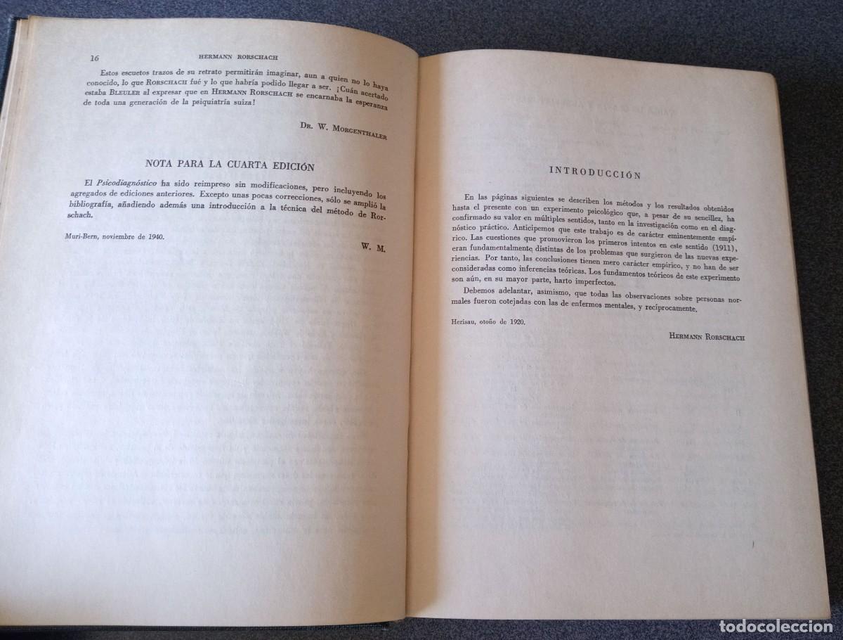 Libros de segunda mano: Psicodiagn&oacute;stico Hermann Rorschach - Foto 9