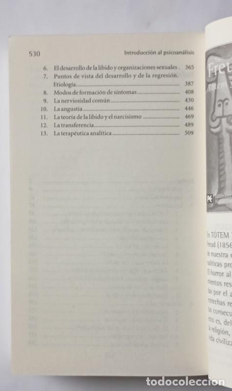 Libros de segunda mano: INTRODUCCION AL PSICONALISIS - SIGMUND FREUD - Foto 3