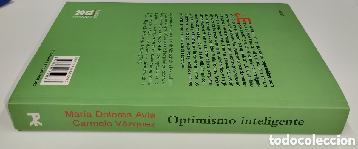 Libros de segunda mano: Optimismo Inteligente. Alianza Editorial. - Foto 6