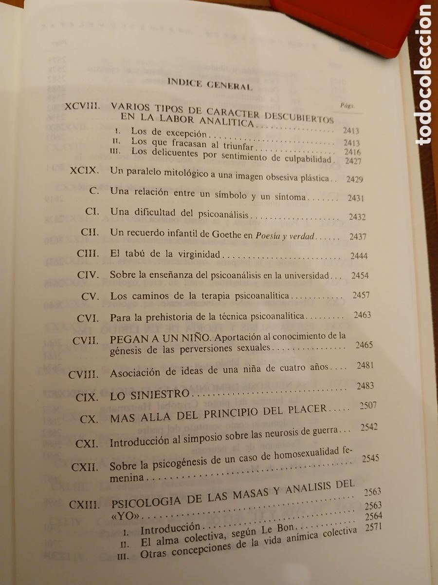 Libros de segunda mano: Obras Completas. Sigmund Freud. 3 tomos ( Completa ). - Foto 7