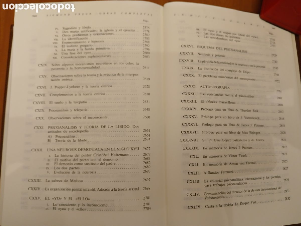 Libros de segunda mano: Obras Completas. Sigmund Freud. 3 tomos ( Completa ). - Foto 8
