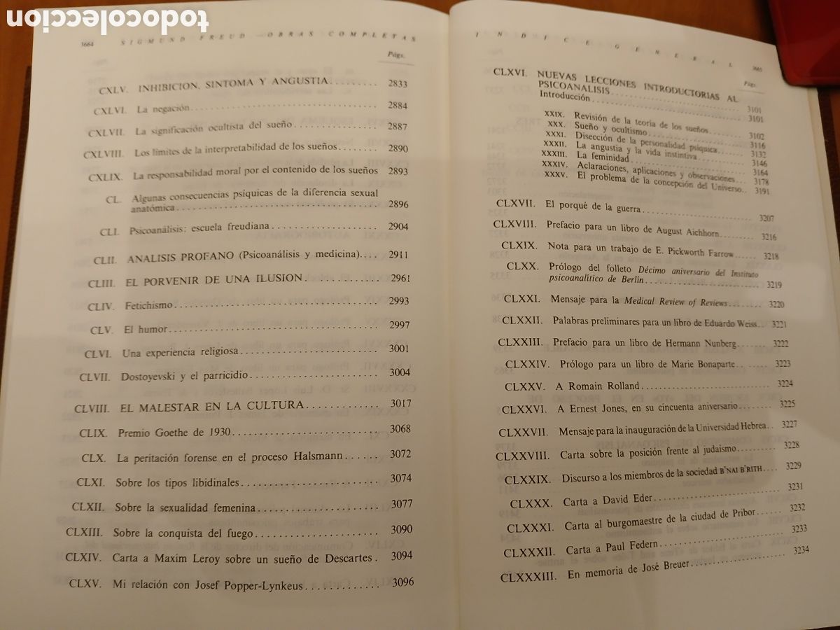 Libros de segunda mano: Obras Completas. Sigmund Freud. 3 tomos ( Completa ). - Foto 9