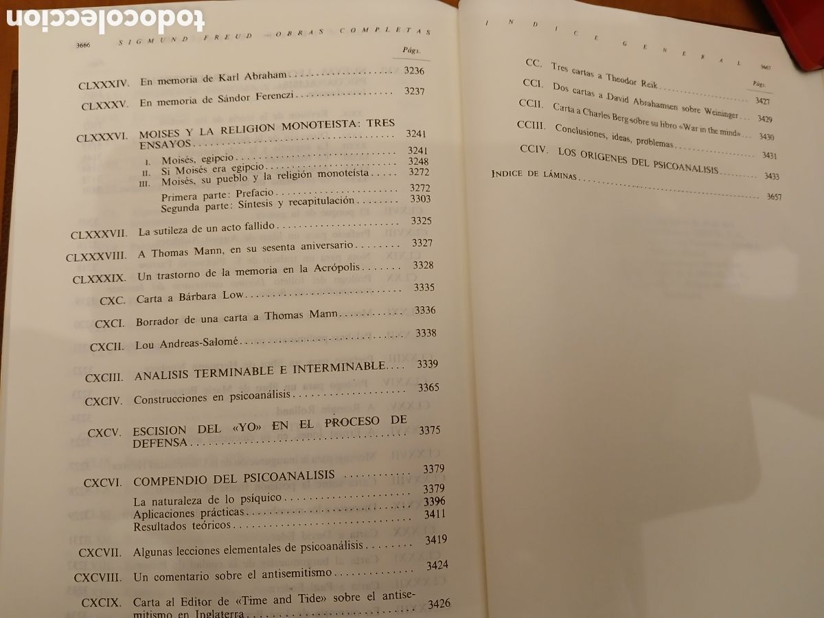 Libros de segunda mano: Obras Completas. Sigmund Freud. 3 tomos ( Completa ). - Foto 10