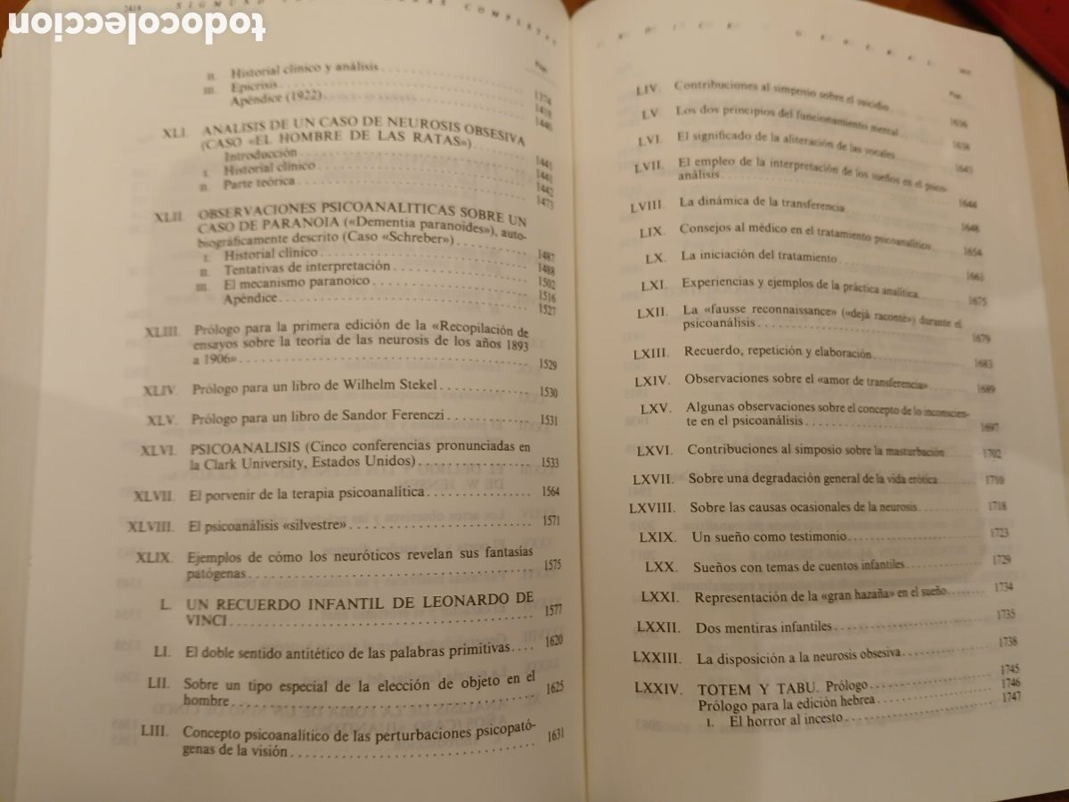 Libros de segunda mano: Obras Completas. Sigmund Freud. 3 tomos ( Completa ). - Foto 11