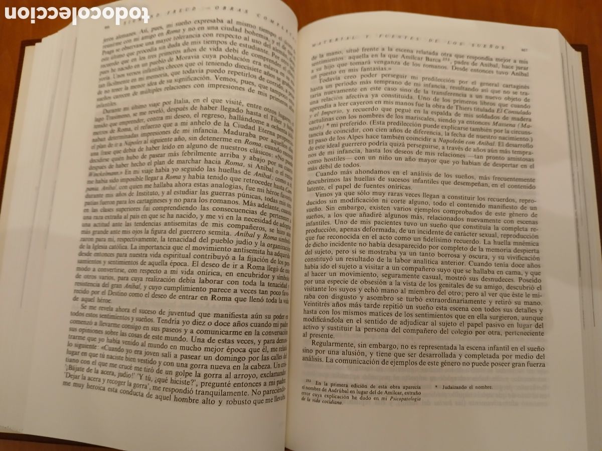 Libros de segunda mano: Obras Completas. Sigmund Freud. 3 tomos ( Completa ). - Foto 18