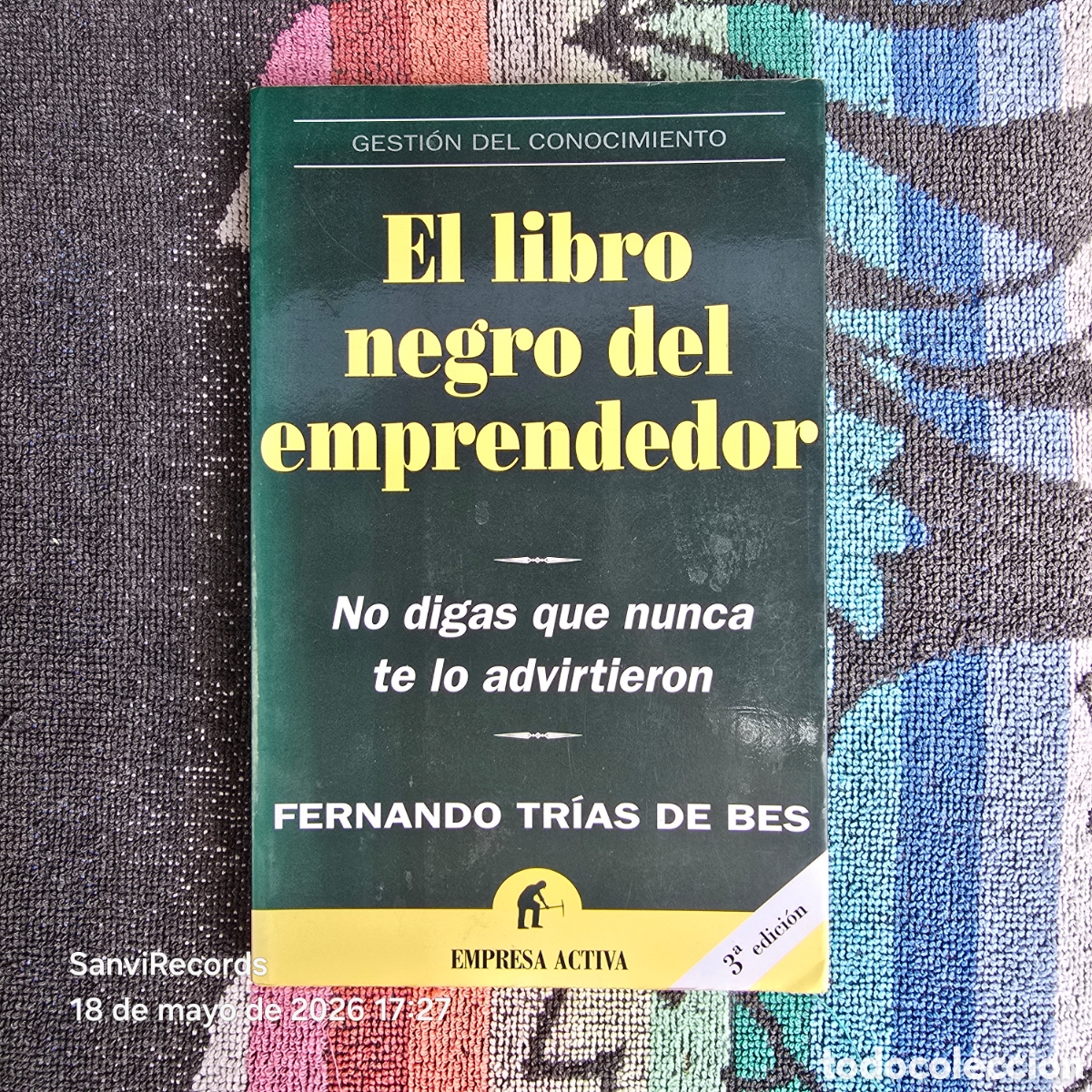 Libros de segunda mano: EL LIBRO NEGRO DEL EMPRENDEDOR (FERNANDO TR&Iacute;AS DE BES) (EMPRESA ACTIVA)