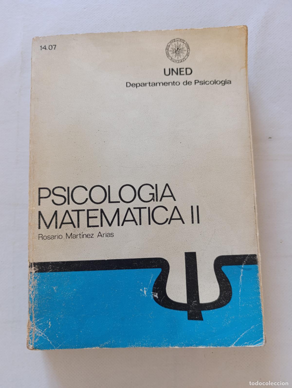 Libros de segunda mano: PSICOLOGIA MATEMATICA II (2) - ROSARIO MARTINEZ ARIAS - UNED, DEPARTAMENTO DE PSICOLOGIA (8Z)