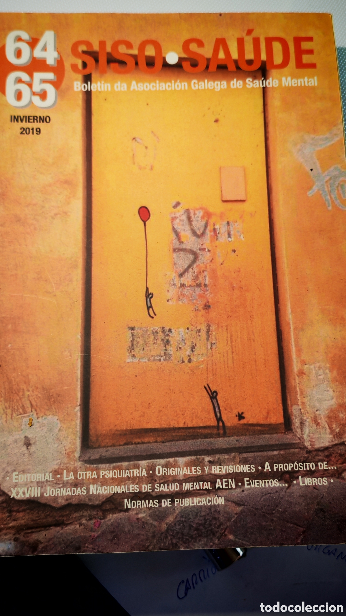 Libros de segunda mano: SISO SAUDE . Tomo n&ordm; 64-65. A&ntilde;o 2019 . Asociacion galega de saude mental