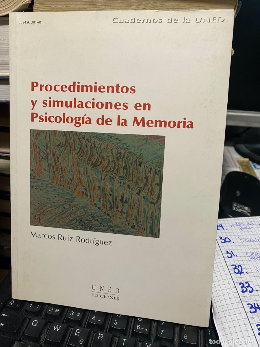 Libros de segunda mano: procedimientos y simulaciones en psicolog&iacute;a de la memoria, marcos Ruiz, edt. uned