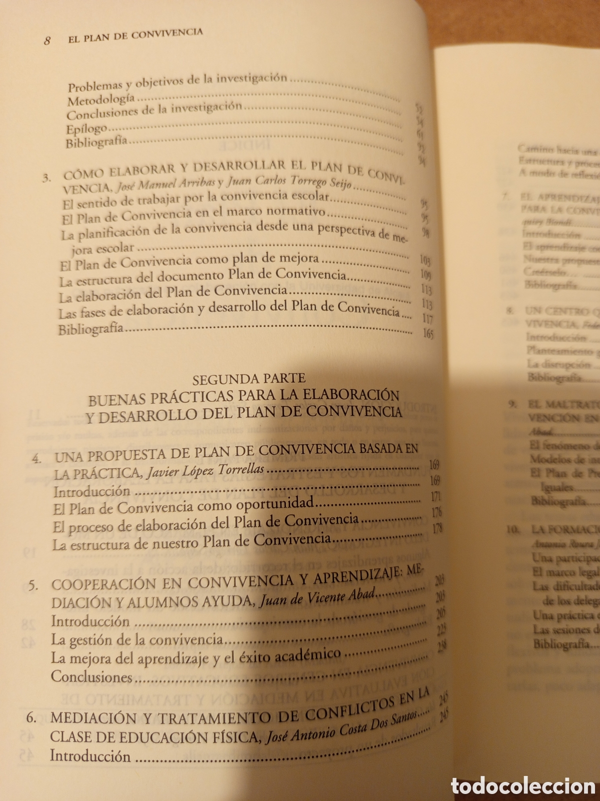 Libros de segunda mano: PLAN DE CONVIVENCIA (JUAN CARLOS TORREGO) - Foto 4