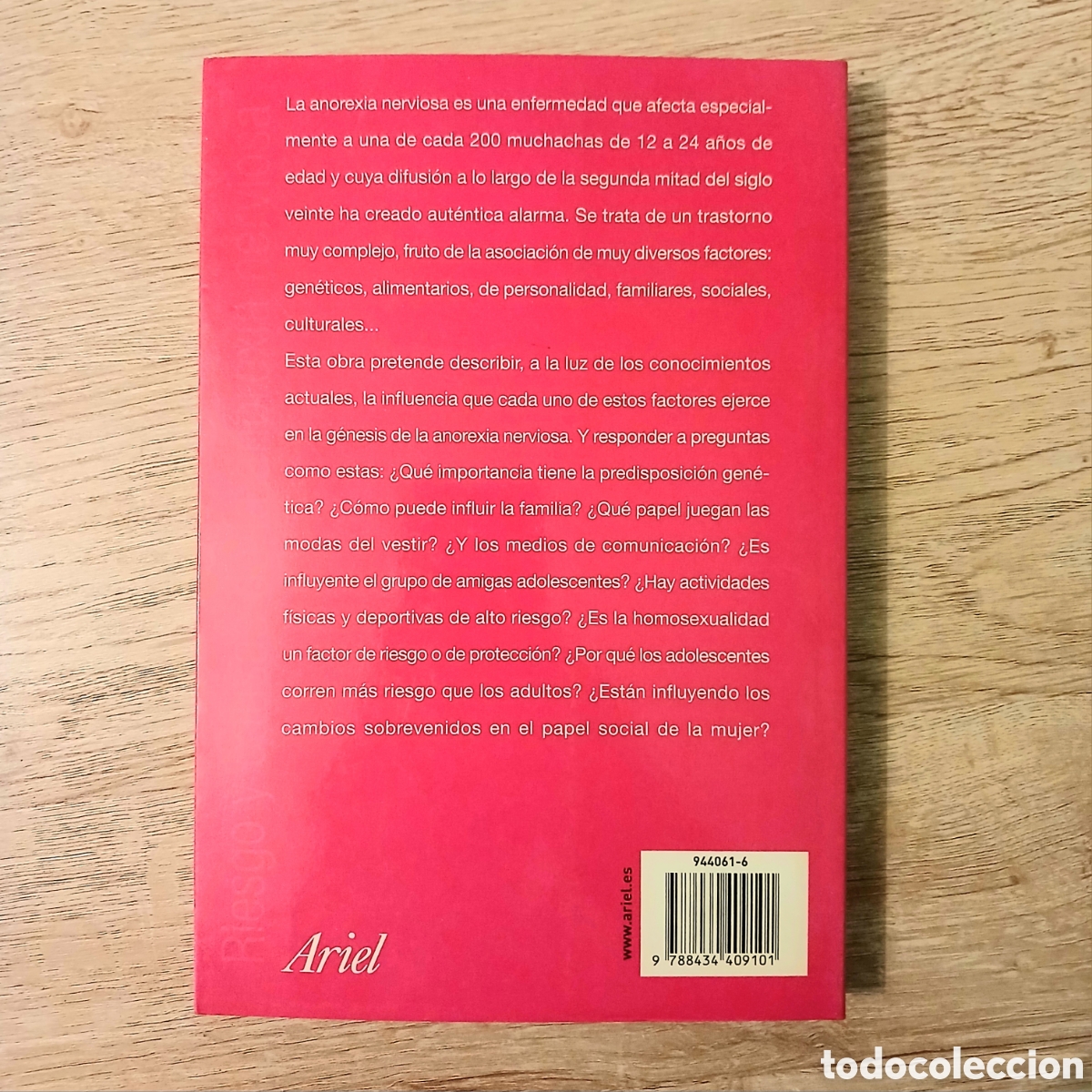 Libros de segunda mano: Riesgo y causas de la anorexia nerviosa - Foto 2