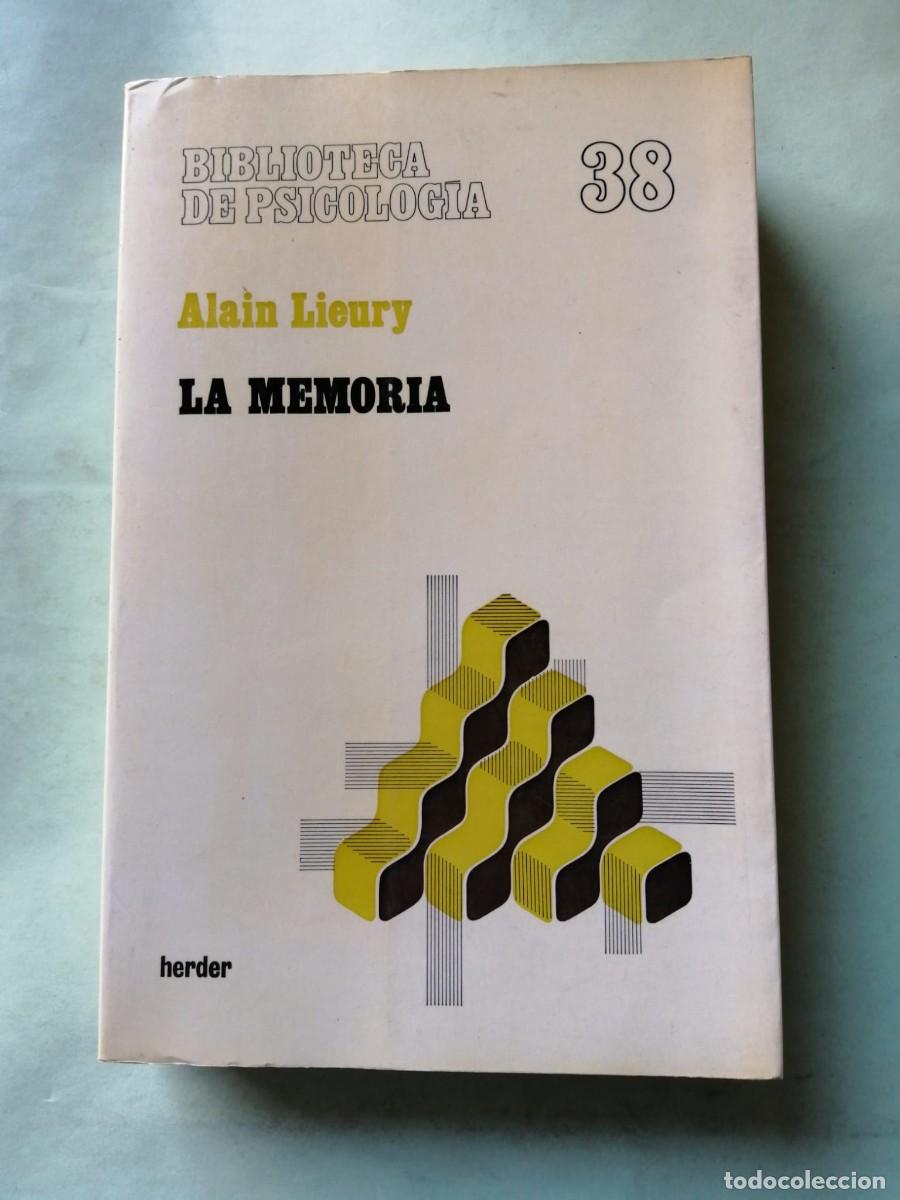 Libros de segunda mano: LA MEMORIA (ALAIN LIEURY) BIBLIOTECA DE PSICOLOGIA
