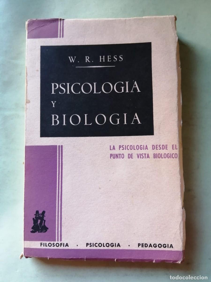 Libros de segunda mano: PSICOLOGIA Y BIOLOGIA (W. R. HOSS)
