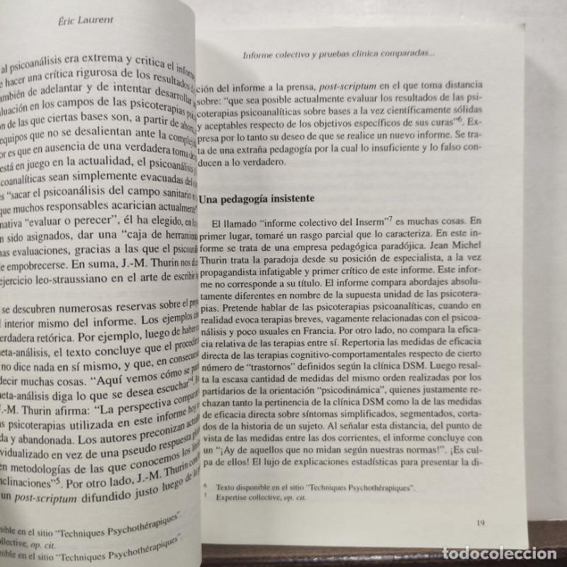 Libros de segunda mano: LOST IN COGNITION: El lugar de la p&eacute;rdida de la cognici&oacute;n - ERIC LAURENT - Editorial Diva - Foto 5