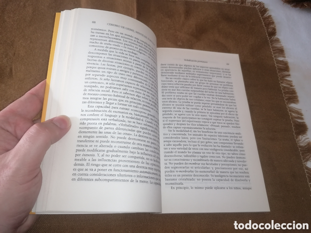 Libros de segunda mano: Libro: CEREBRO DE LIEBRE, MENTE DE TORTUGA - Guy Claxton - Foto 4