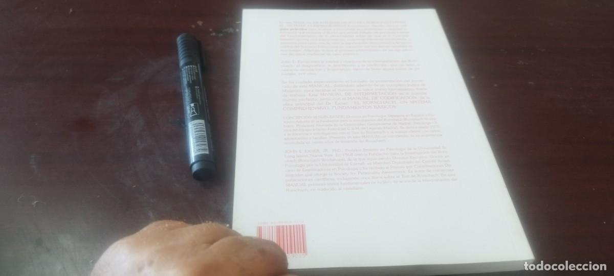 Libros de segunda mano: MANUAL INTERPRETACION RORSCHACH / EXNER-SENDIN / KARA36 / PSIMATICA - Foto 4