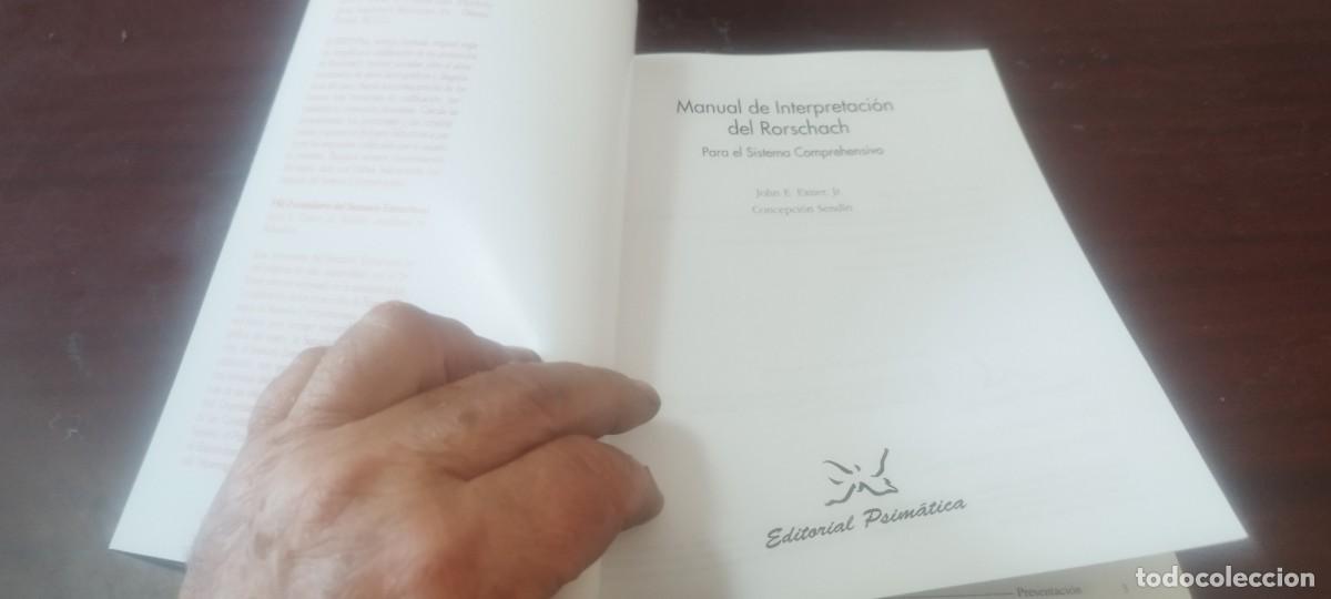 Libros de segunda mano: MANUAL INTERPRETACION RORSCHACH / EXNER-SENDIN / KARA36 / PSIMATICA - Foto 7