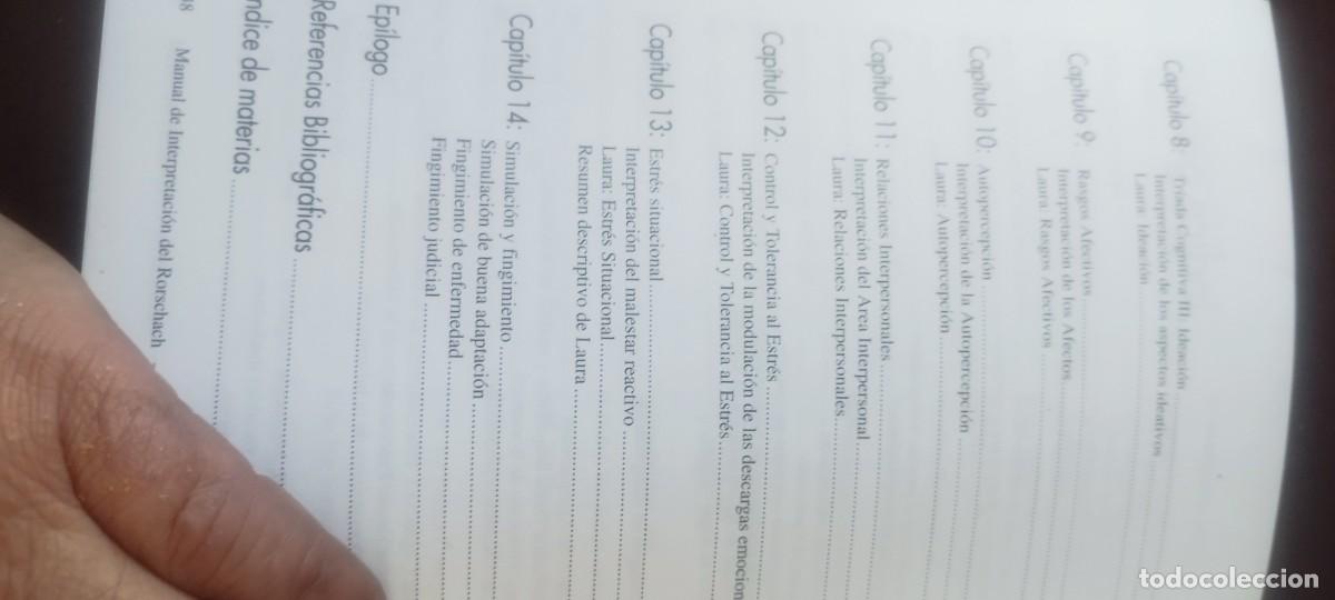 Libros de segunda mano: MANUAL INTERPRETACION RORSCHACH / EXNER-SENDIN / KARA36 / PSIMATICA - Foto 12