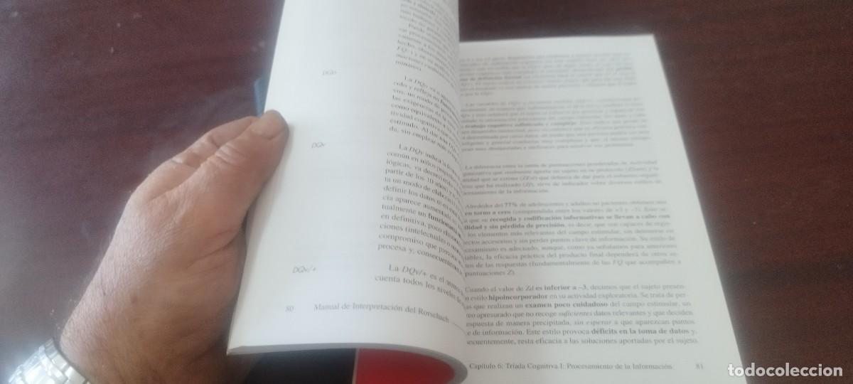 Libros de segunda mano: MANUAL INTERPRETACION RORSCHACH / EXNER-SENDIN / KARA36 / PSIMATICA - Foto 14