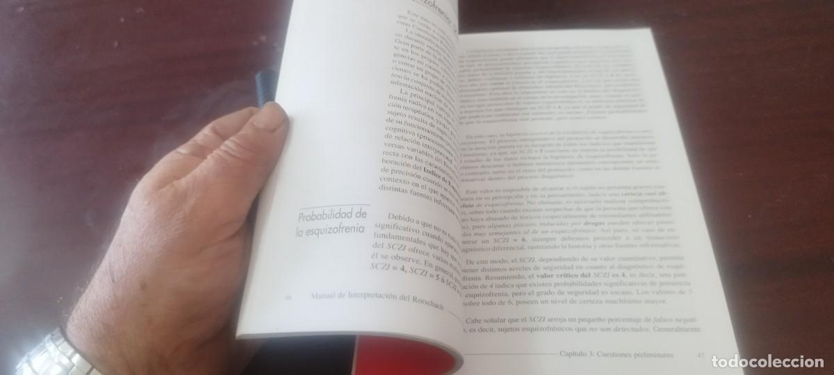 Libros de segunda mano: MANUAL INTERPRETACION RORSCHACH / EXNER-SENDIN / KARA36 / PSIMATICA - Foto 15