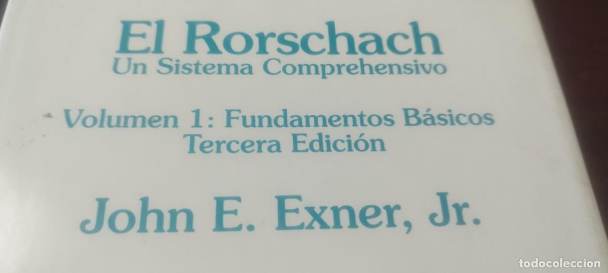 Libros de segunda mano: EL RORSCHACH (I) FUNDAMENTOS BASICOS / EXNER / KARA36 / PSIMATICA - Foto 3