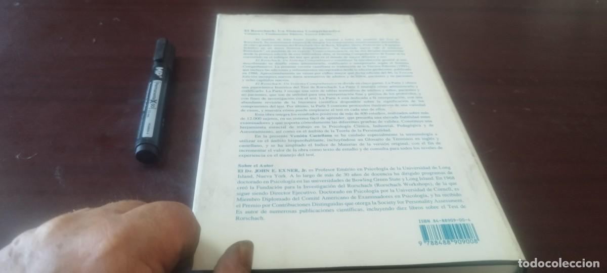 Libros de segunda mano: EL RORSCHACH (I) FUNDAMENTOS BASICOS / EXNER / KARA36 / PSIMATICA - Foto 5
