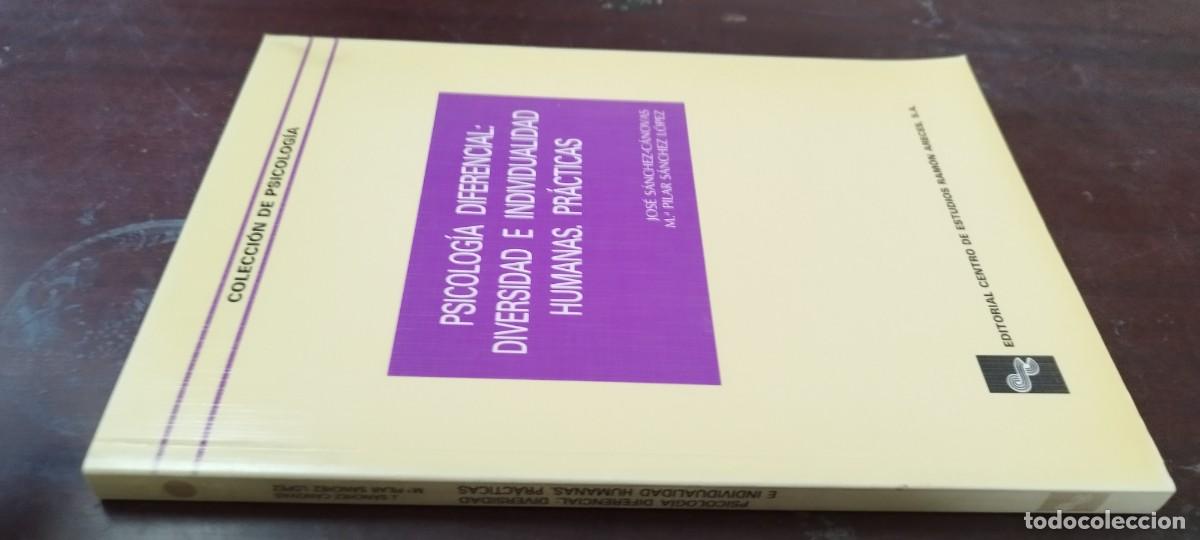 Libros de segunda mano: PSICOLOGIA DIFERENCIAL DIVERSIDAD E INDIVIDUALIDAD HUMANAS PRACTICAS / SANCHEZ:CANOVAS:LOPEZ / K