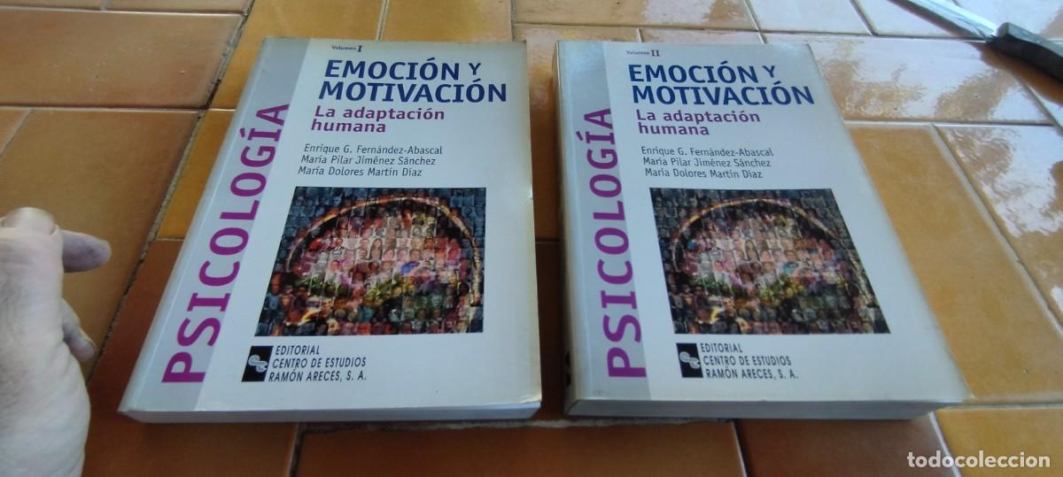 Libros de segunda mano: EMOCION Y MOTIVACION, LA ADAPTACION HUMANA/VOLUMEN I Y II/FERNANDEZ-JIMENEZ-MARTIN/PU-GUi-4