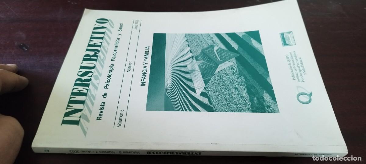 Libros de segunda mano: INTERSUBJETIVO / REVISTA PSICOTERAPIA PSICOANALITICA SALUD / PU-GUI-20 / N5V1 INFANCIA Y FAMIL