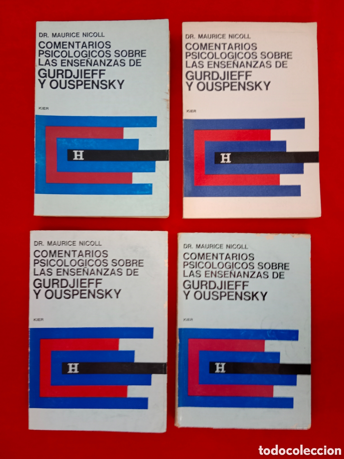 Libros de segunda mano: COMENTARIOS PSICOL&Oacute;GICOS SOBRE LAS ENSE&Ntilde;ANZAS DE GURDJIEFF Y OUSPENSKY., MAURICE NICOLL