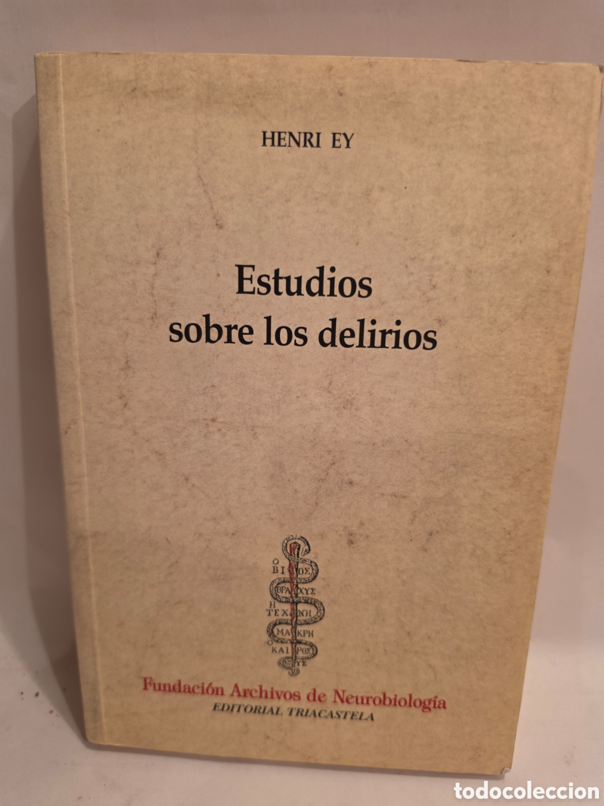 Libros de segunda mano: ESTUDIOS SOBRE LOS DELIRIOS. HENRI EY. FUNDACION ARCHIVOS DE NEUROLOGIA. MADRID 1998. TRIACASTELA.