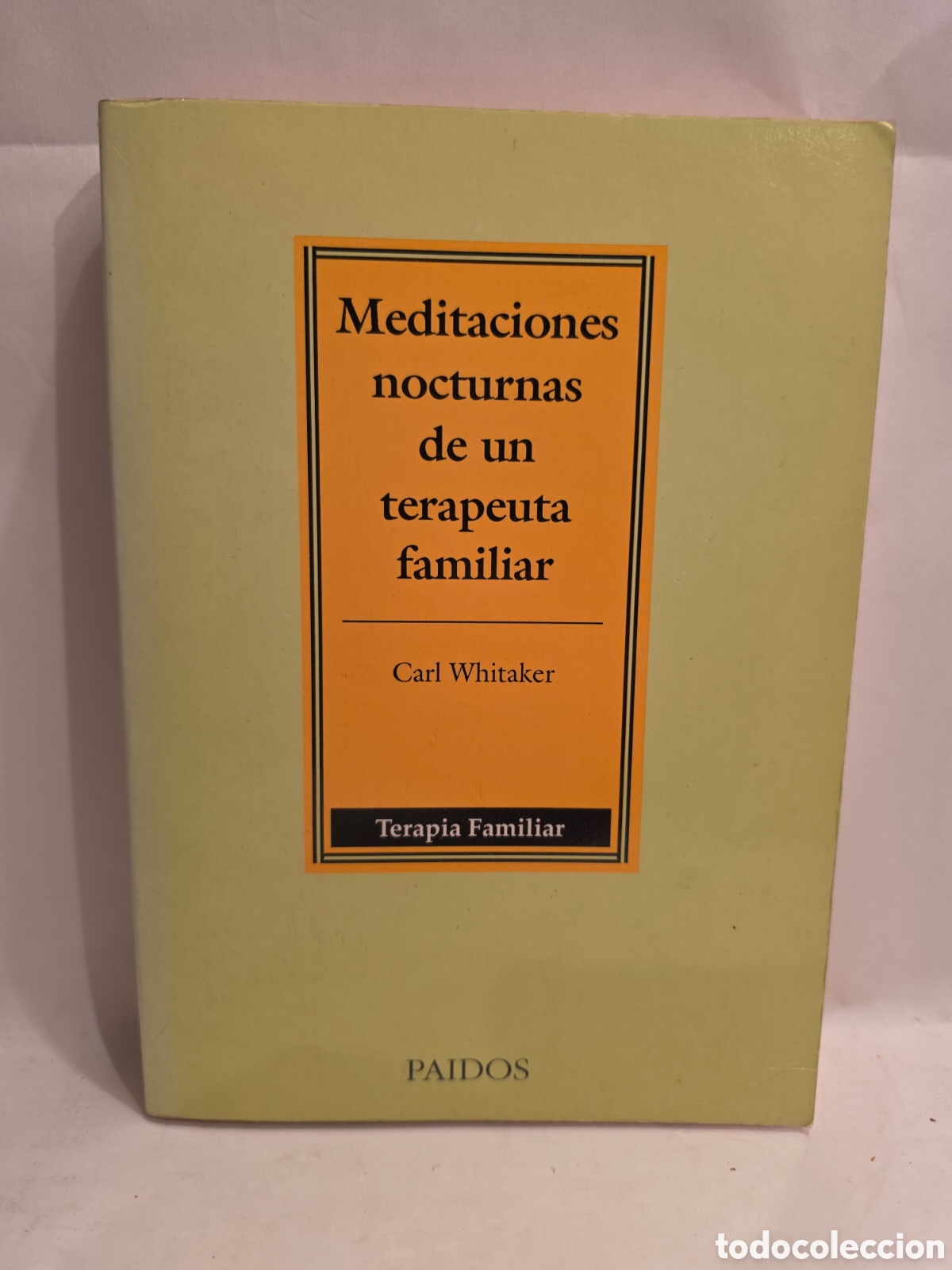 Libros de segunda mano: MEDITACIONES NOCTURNAS DE UN TERAPEUTA FAMILIAR. CARL WHITAKER. PAIDOS 1989.