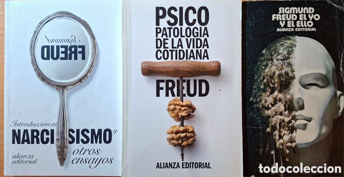 Libros de segunda mano: Colecci&oacute;n S. FREUD, Intro. al NARCISISMO; PSICOPATOLOG&Iacute;A...; EL YO Y EL ELLO. Alianza bolsillo