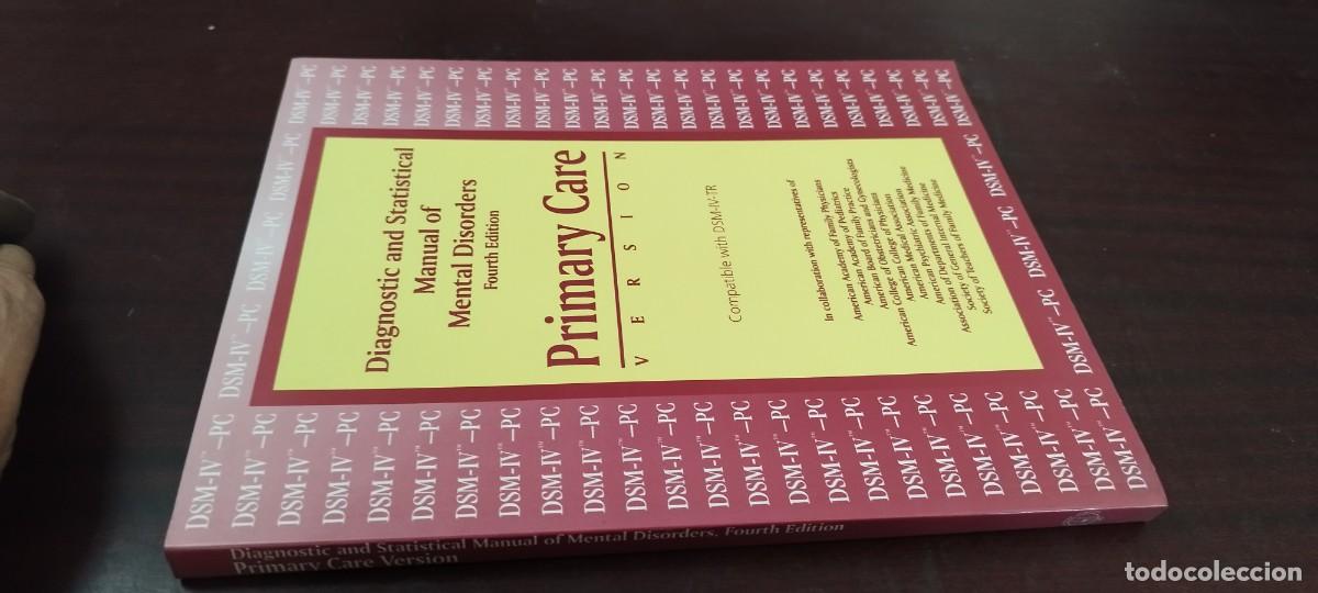 Libros de segunda mano: PRIMARY CARE DIAGNOSTIC AND STATISTICAL MANUAL OF MENTAL DISORDERSDSM-IV Atenci&oacute;n DSM-IV Atenci&oacute;n P
