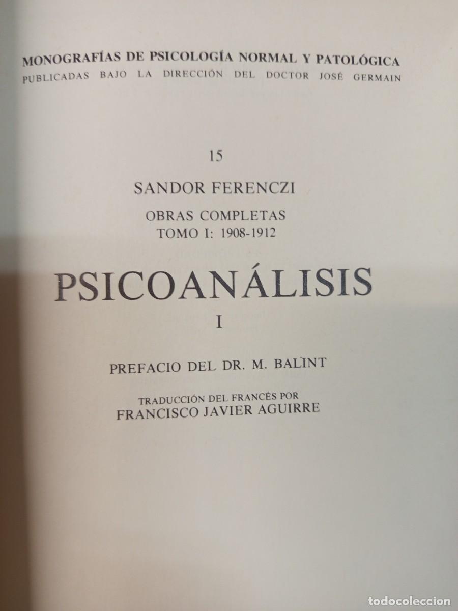 Libros de segunda mano: Psicoan&aacute;lisis (4vols). - Foto 2
