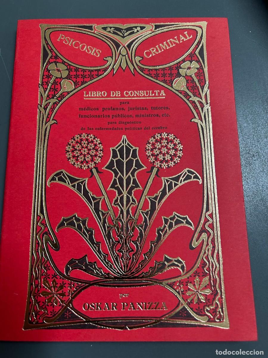 Libros de segunda mano: PSICOPAT&Iacute;A CRIMINAL. OSKAR PANIZZA. PARA M&Eacute;DICOS, PROFANOS, JURISTAS, FUNCIONARIOS P&Uacute;BLICOS ETC.