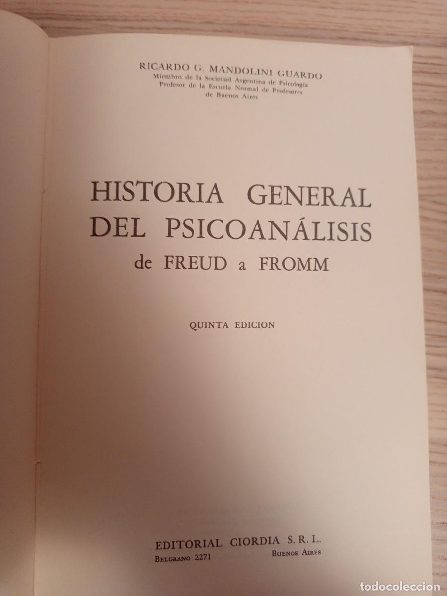 Libros de segunda mano: Historia general del psicoan&aacute;lisis de Freud a Fromm. - Foto 2