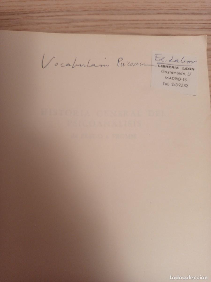 Libros de segunda mano: Historia general del psicoan&aacute;lisis de Freud a Fromm. - Foto 4