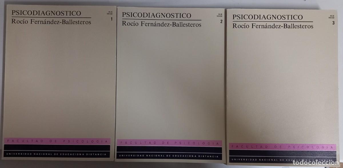Livros em segunda m&atilde;o: Psicodiagnostico 1-2-3, de Roc&iacute;o Fern&aacute;ndez-Ballesteros