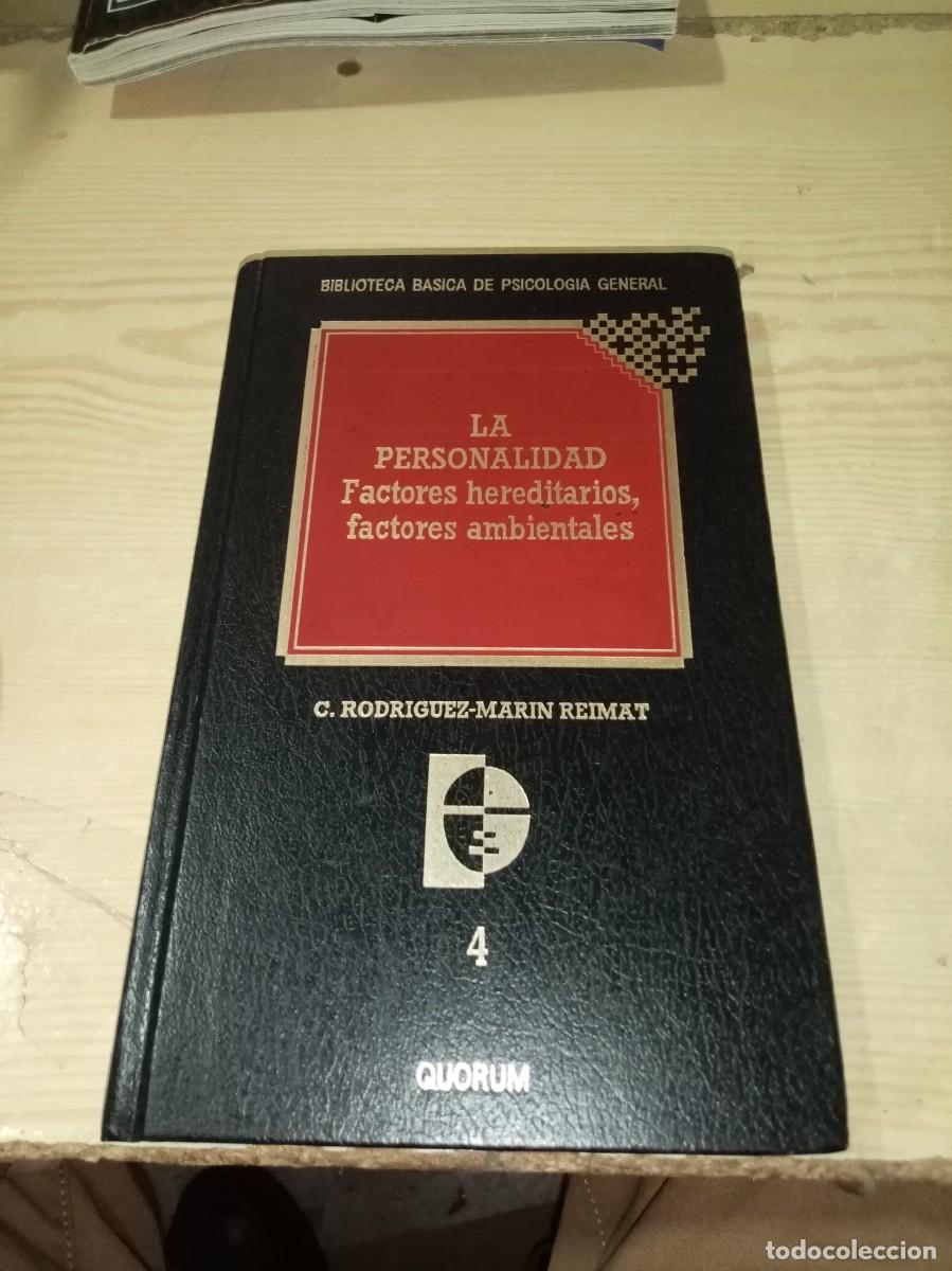 Libros de segunda mano: . LA PERSONALIDAD FACTORES HEREDITARIOS. FACTORES AMBIENTALES. C. RODRIGUEZ MARIN . EST17B1