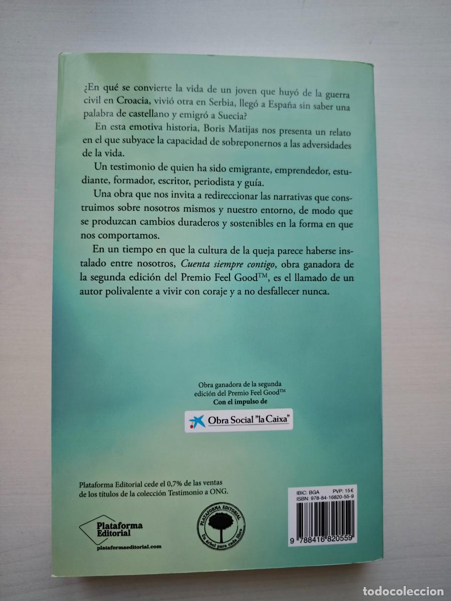 Libros de segunda mano: Libro Cuenta siempre contigo - Boris Matijas - Foto 2