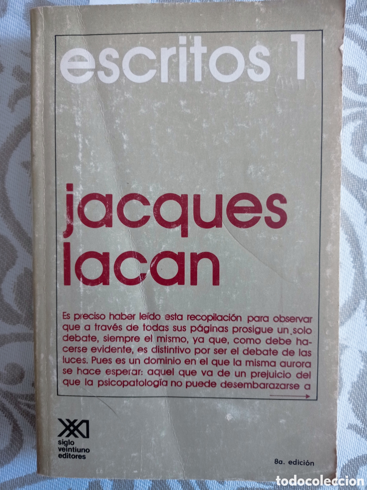 Libros de segunda mano: JACQUES LACAN. ESCRITOS 1. EJEMPLAR DEFECTUOSO, ERROR DE IMPRESI&Oacute;N. - Foto 1