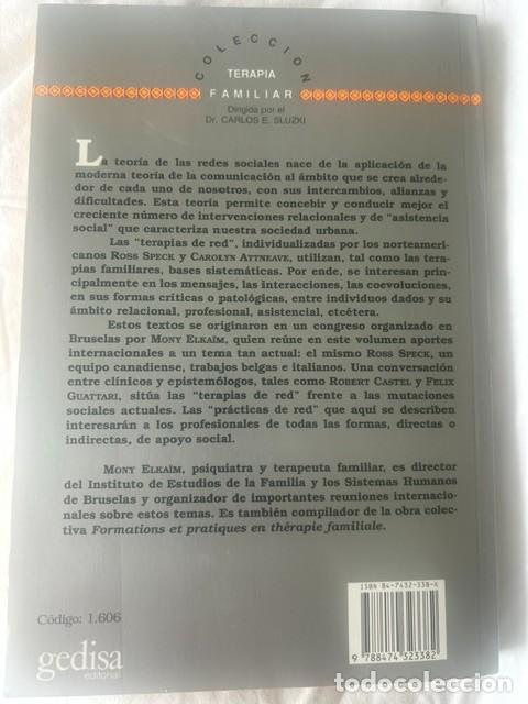 Libros de segunda mano: Las pr&aacute;cticas de la terapia de red -Mony Elka&iuml;m- - Foto 2