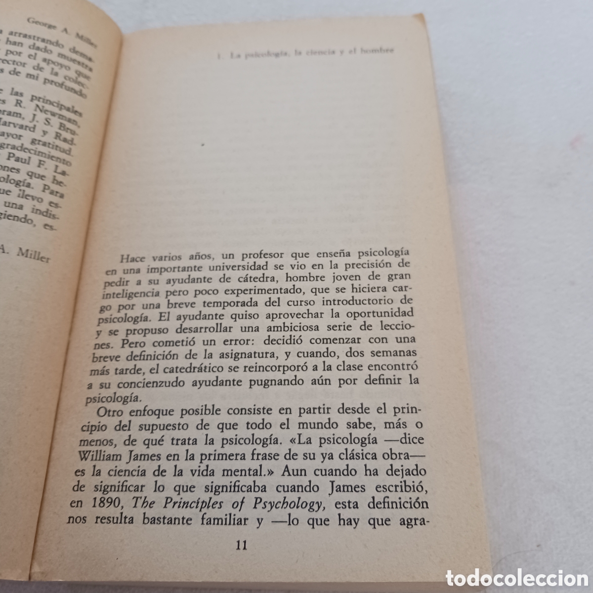 Libros de segunda mano: Introducci&oacute;n a la Psicolog&iacute;a de George A.Miller - Foto 9